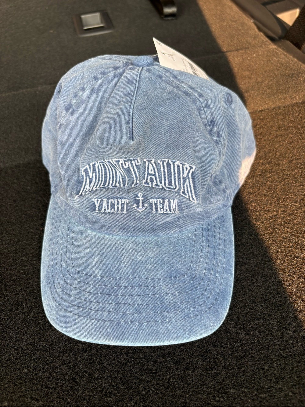 Women's Light Blue Montauk Yacht Club Hat-100% Cotton
